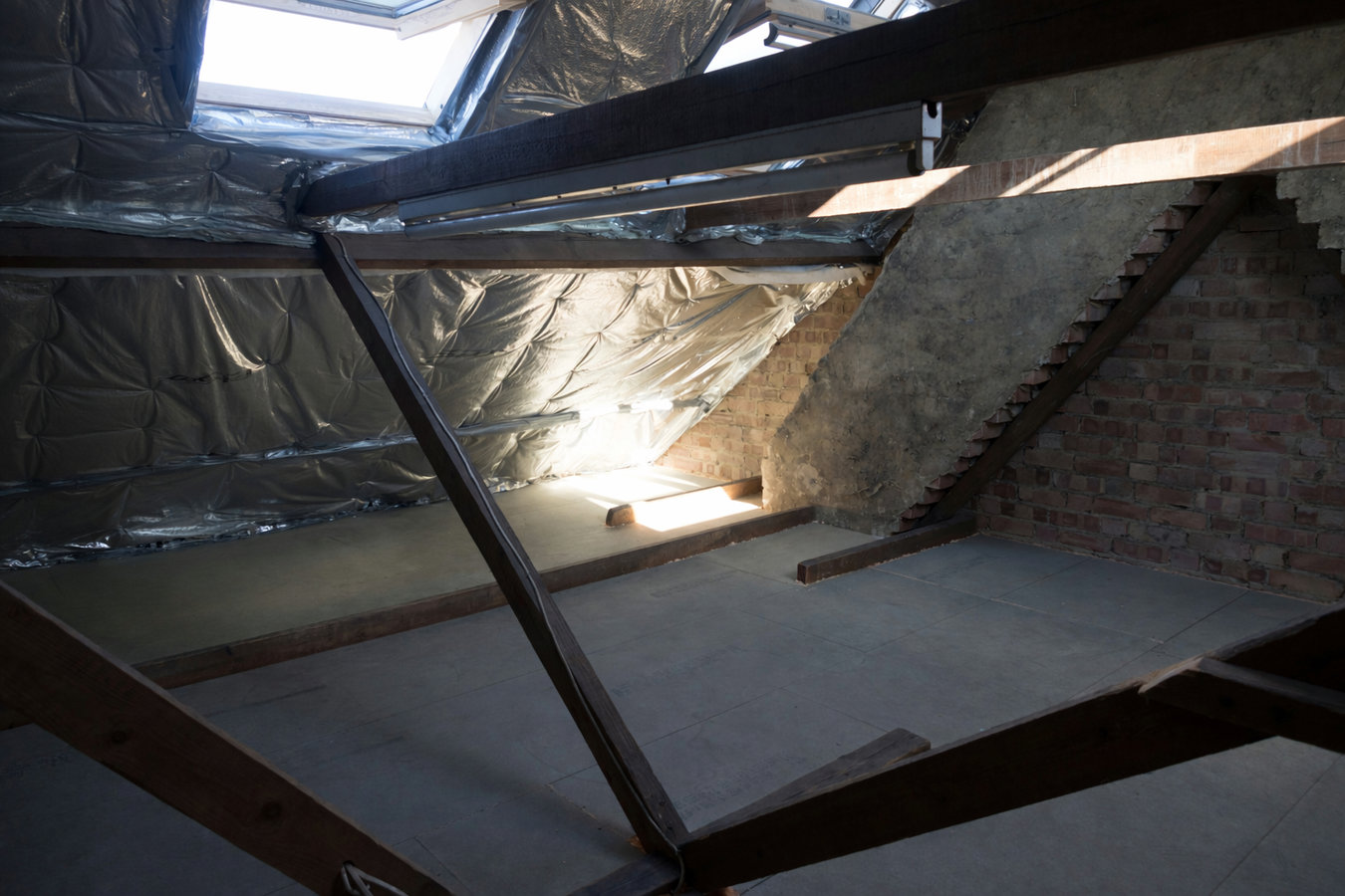 Attic insulation