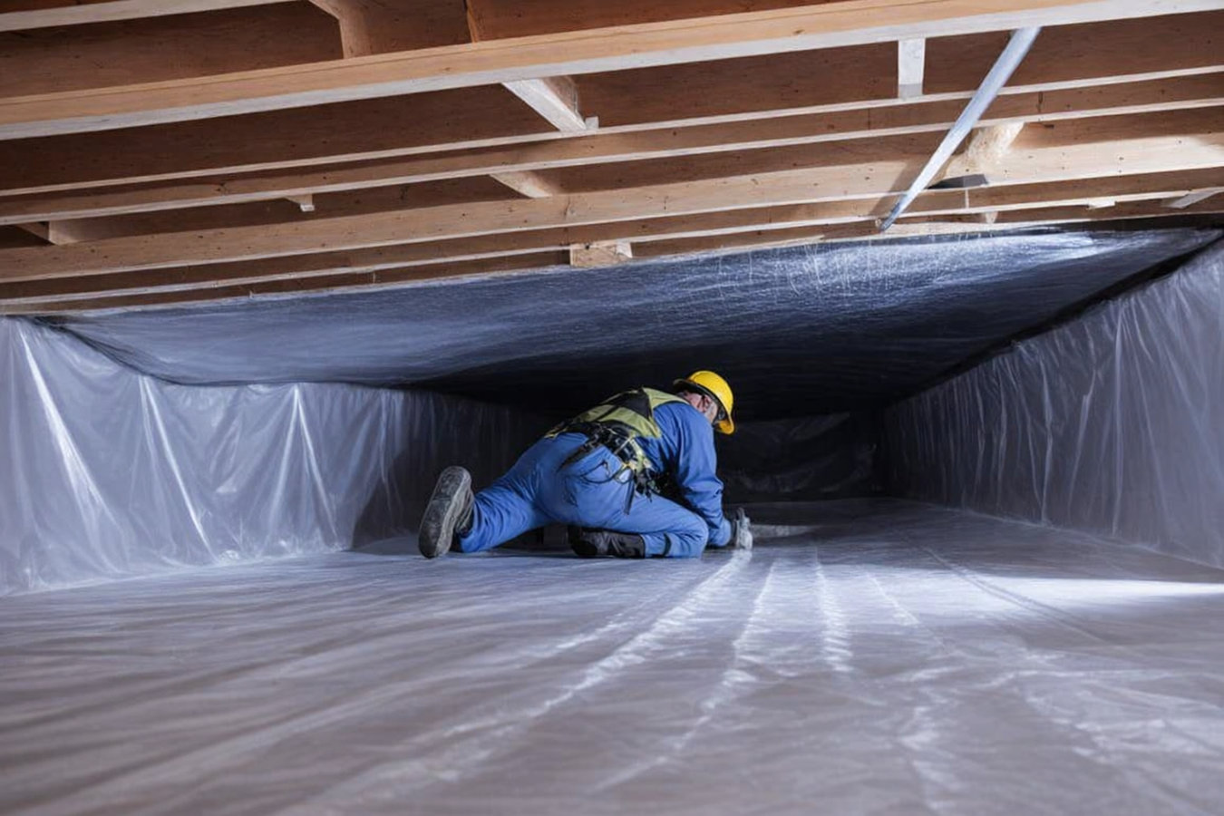 Vapor barrier installation